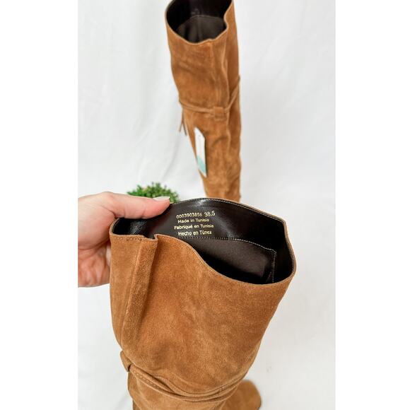 **SOLD**  Platform Over the Knee Boots (38.5) - Picture 10 of 12